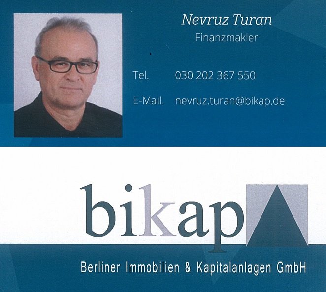 bikap - Berliner Immobilien & Kapitalanlagen GmbH - Nevruz Turan - Unternehmensberatung
