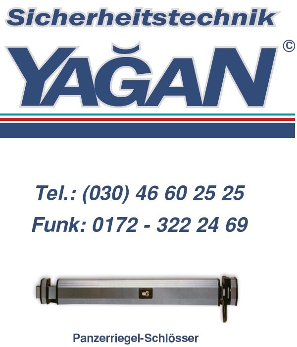 Sicherheitstechnik YAGAN - Schlüsseldienst - Inh.: Ulvi Yagan