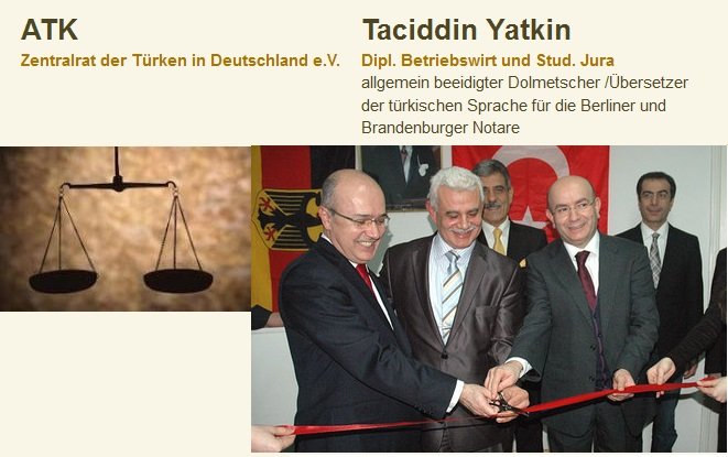Taciddin Yatkin allg. beeidigter Dolmetscher/Übersetzer - Dipl. Betriebswirt und Stud. Jura